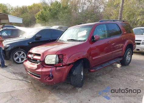 2006 Toyota Sequoia Sr5 V8 из США, поврежденный, VIN 5TDZT34A36S280800